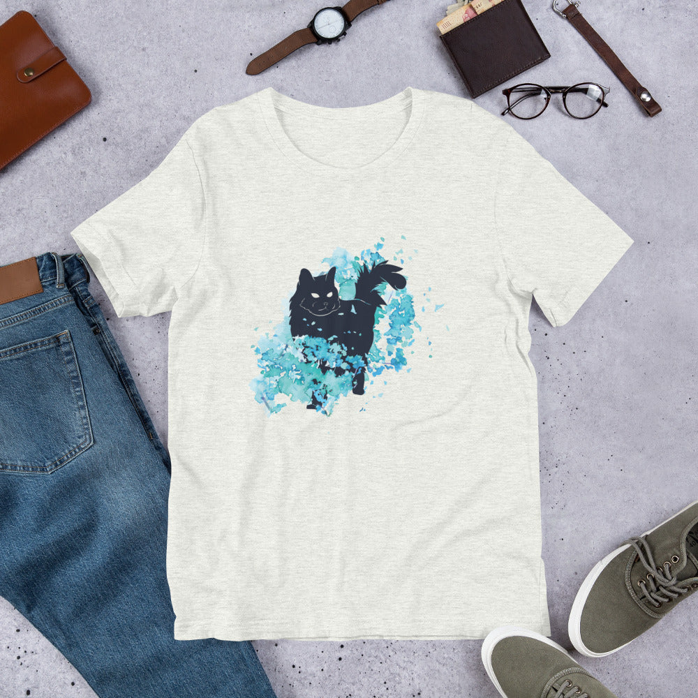 Black Cat Short-Sleeve Unisex T-Shirt