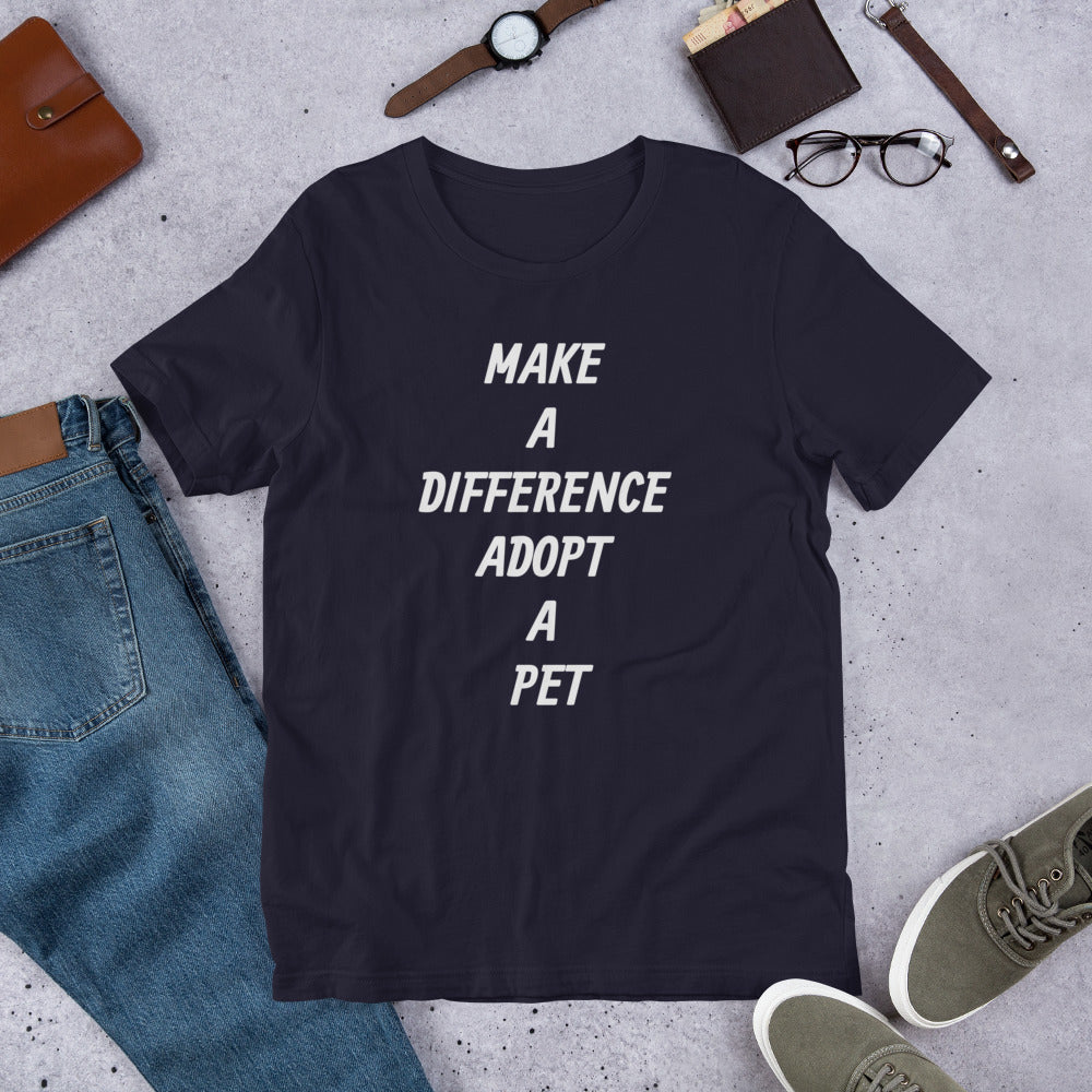 Adopt a Pet Short-Sleeve Unisex T-Shirt