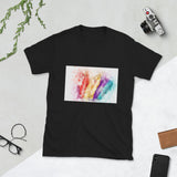 Colorful Feathers Short-Sleeve Unisex T-Shirt