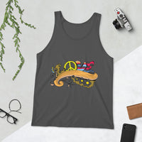 Love and Peace Unisex Tank Top