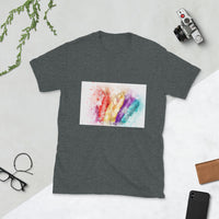Colorful Feathers Short-Sleeve Unisex T-Shirt