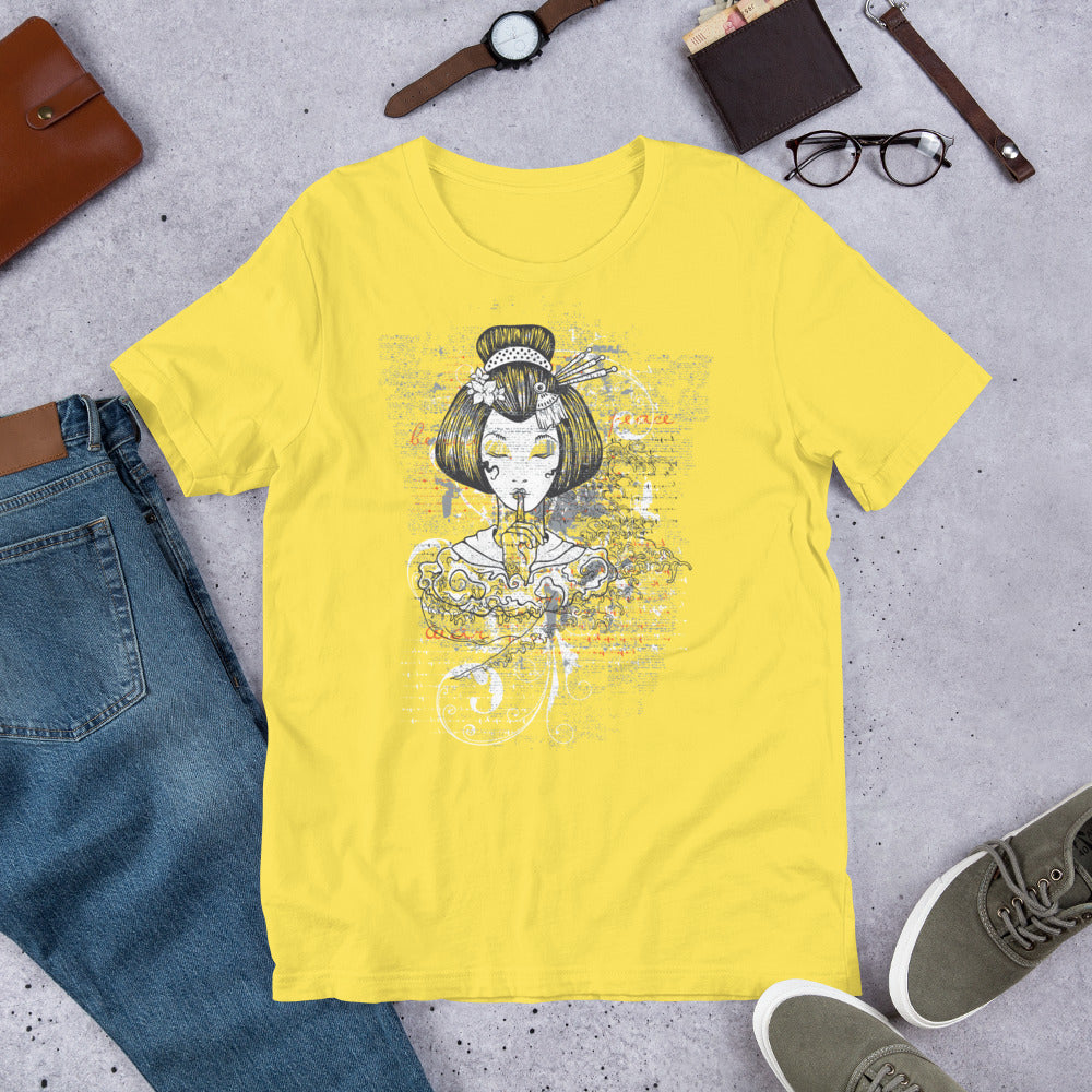 Vintage Geisha Short-Sleeve Unisex T-Shirt