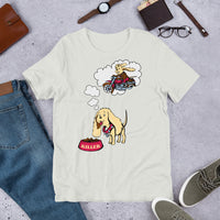 Motorcycle Dog Short-Sleeve Unisex T-Shirt