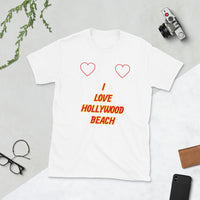 Hollywood Beach Short-Sleeve Unisex T-Shirt