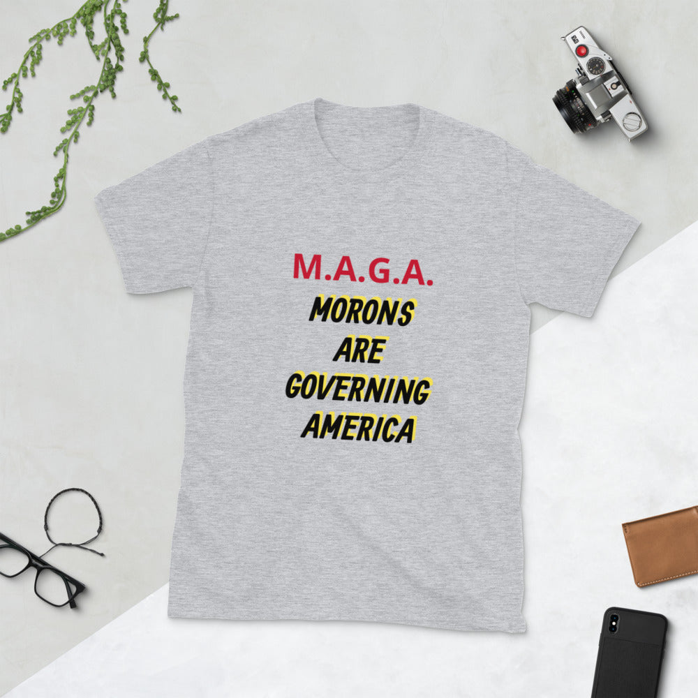 Morons are Governing America Short-Sleeve Unisex T-Shirt