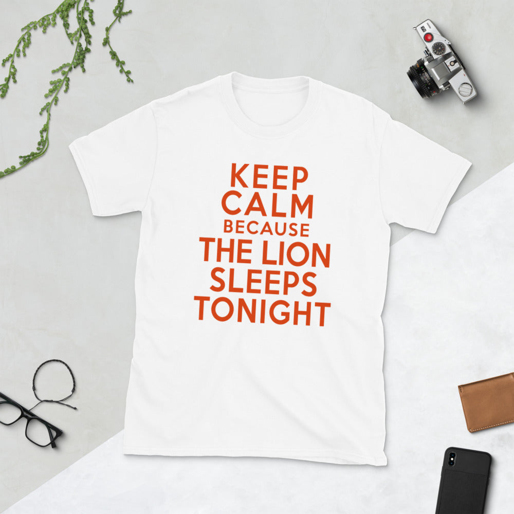 The Lion Sleeps Short-Sleeve Unisex T-Shirt