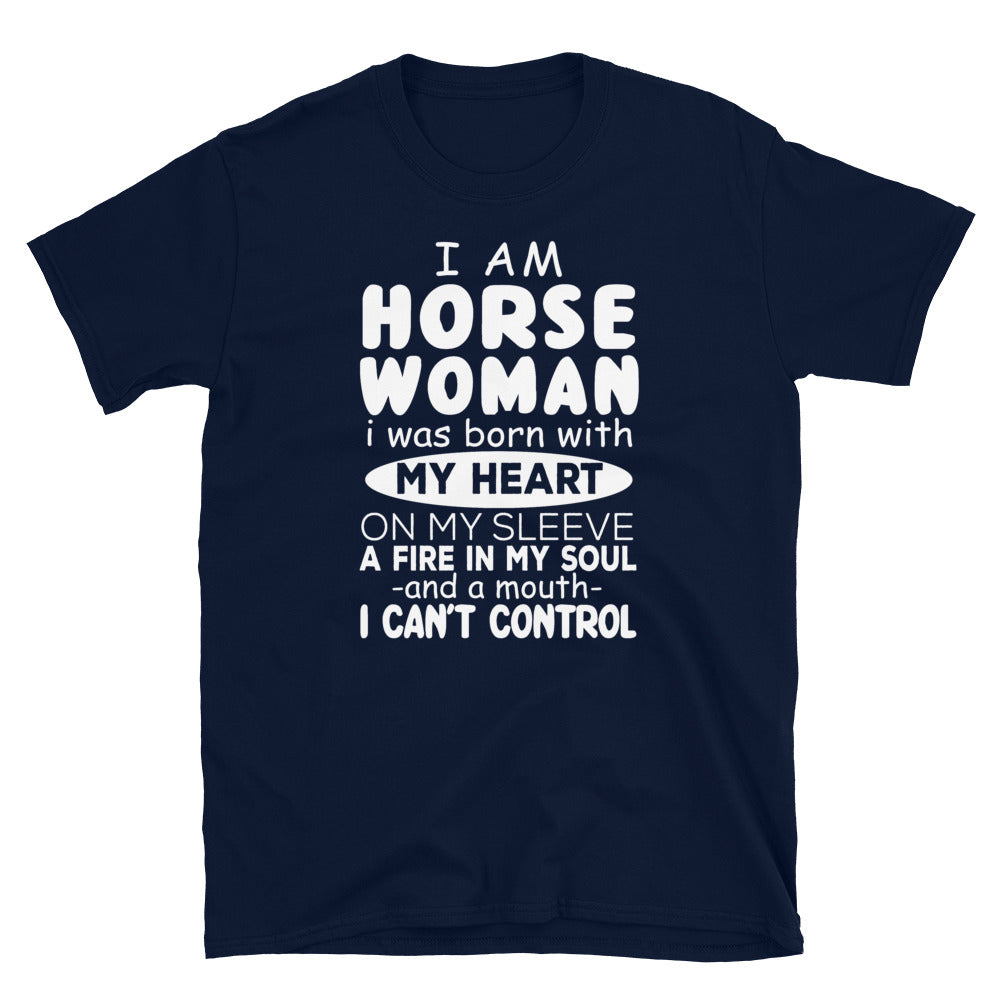 Horse Woman Short-Sleeve Unisex T-Shirt