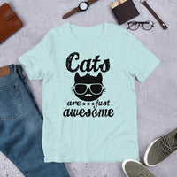 Cats Are Just Awesome Short-Sleeve Unisex T-Shirt