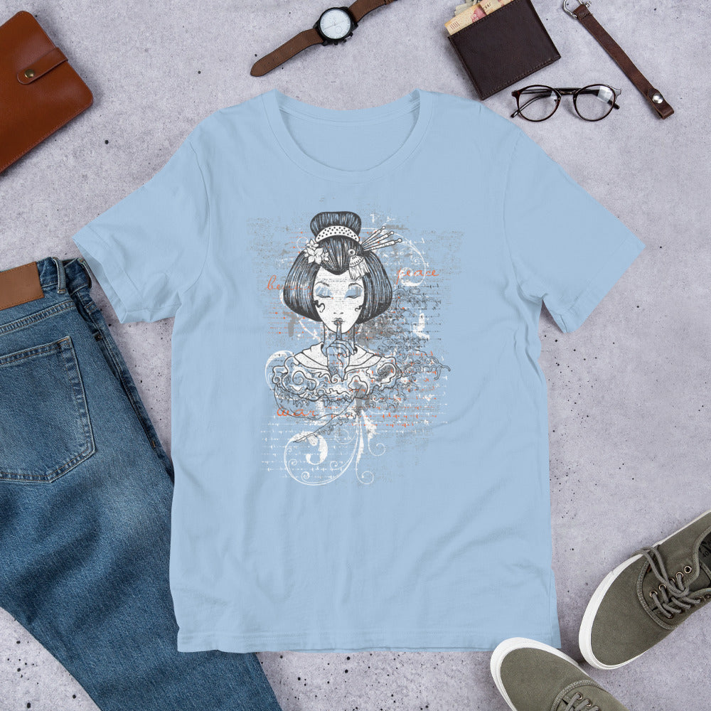Vintage Geisha Short-Sleeve Unisex T-Shirt