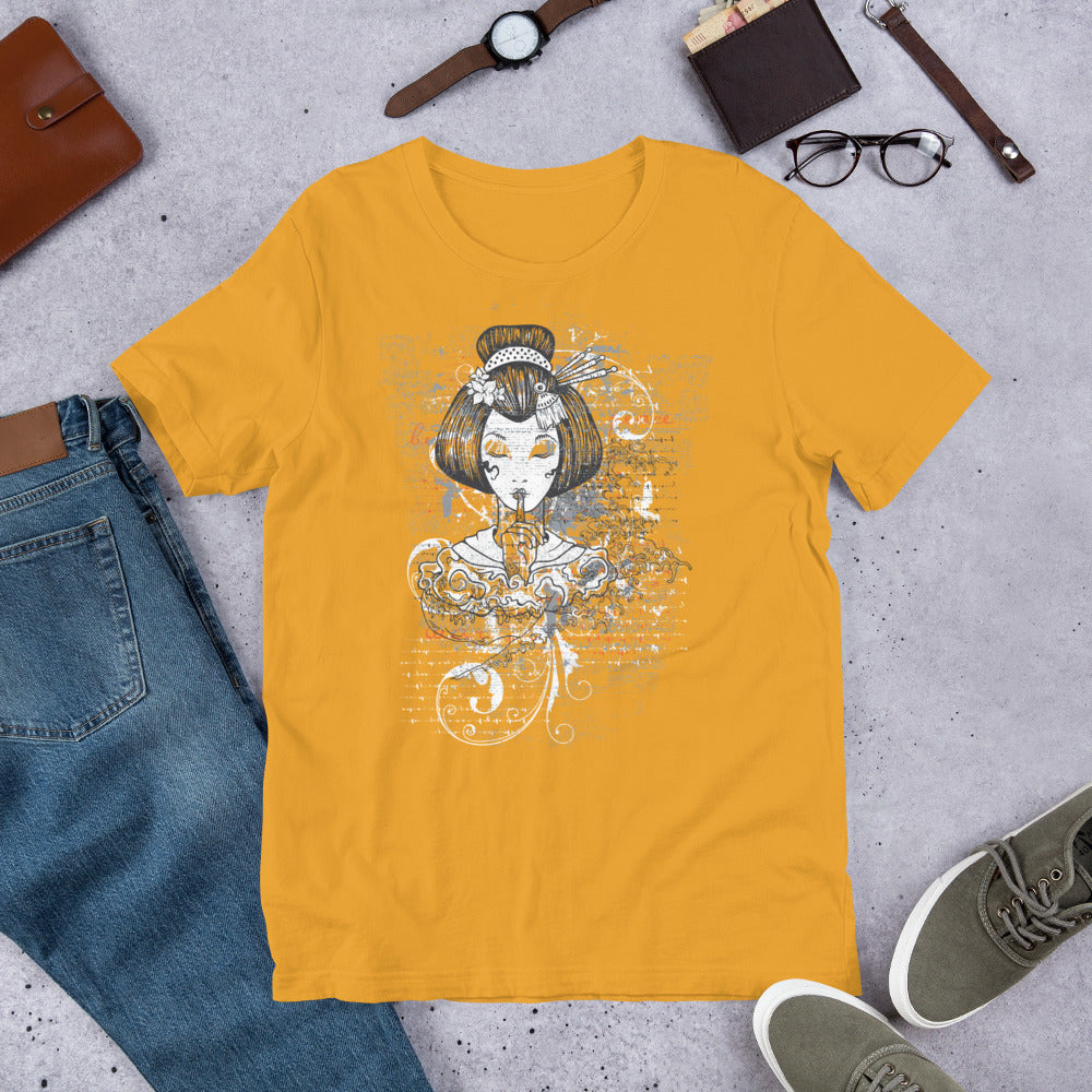 Vintage Geisha Short-Sleeve Unisex T-Shirt