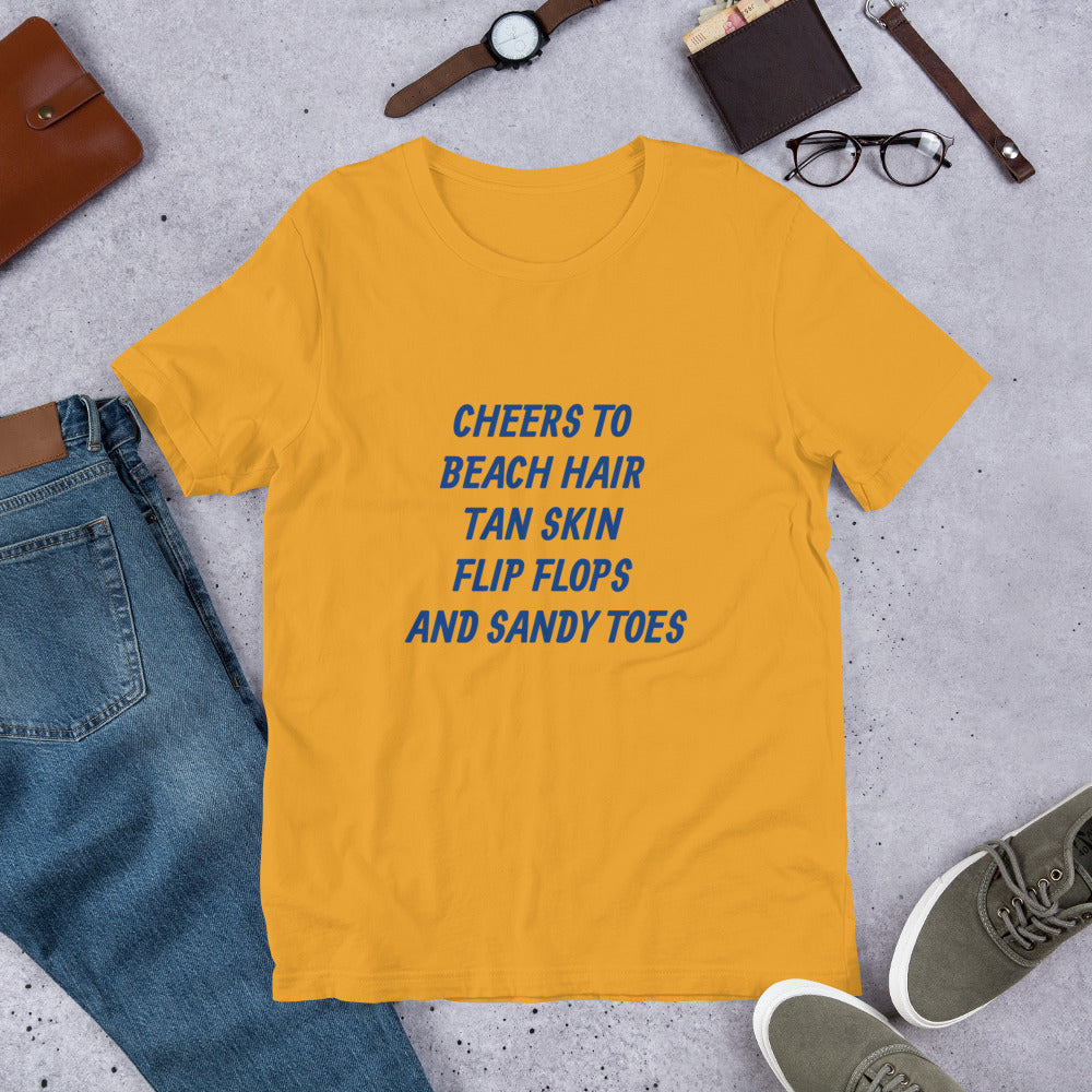 Beach Bum Short-Sleeve Unisex T-Shirt