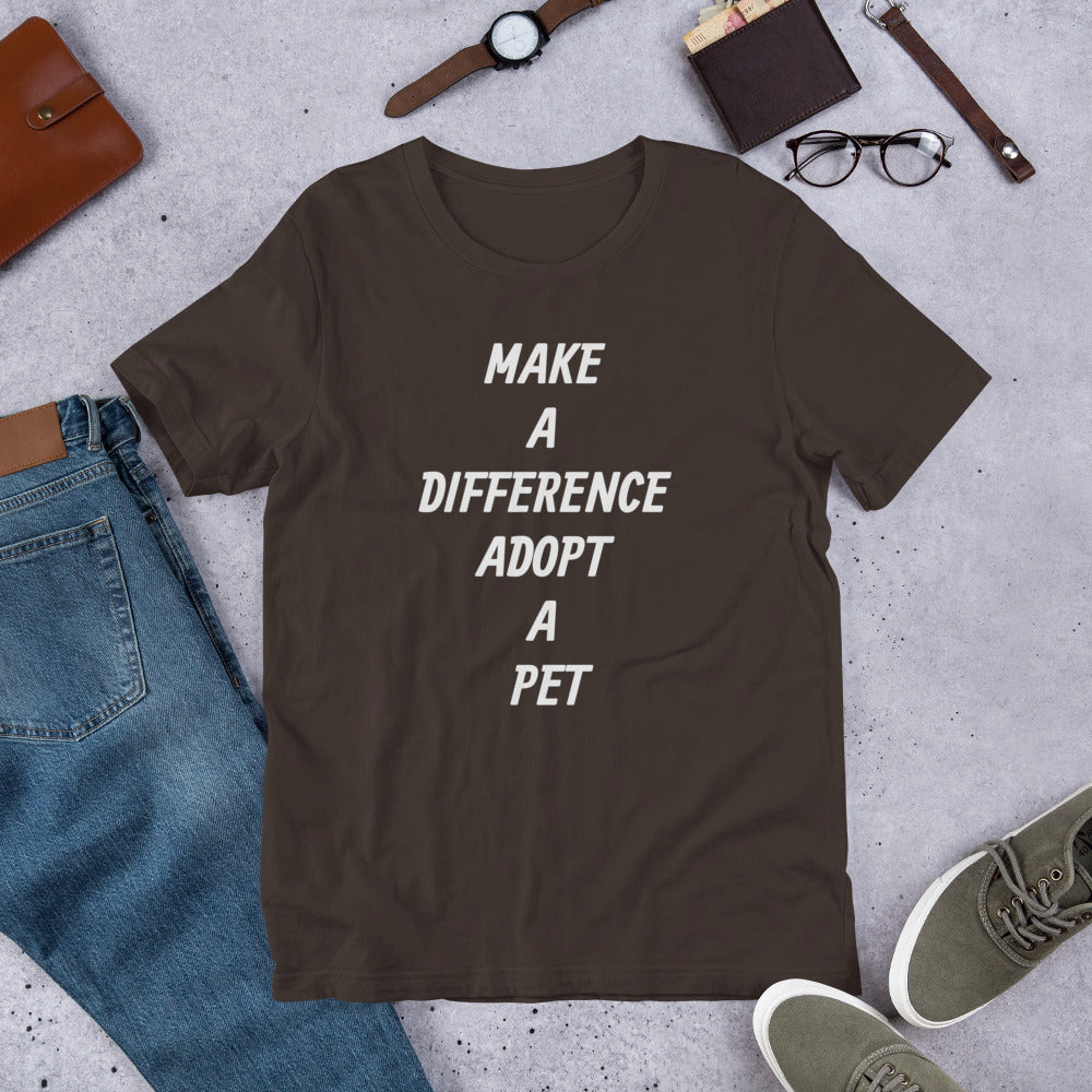 Adopt a Pet Short-Sleeve Unisex T-Shirt