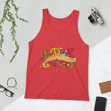 Love and Peace Unisex Tank Top
