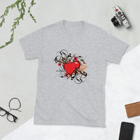 Arrow Heart Short-Sleeve Unisex T-Shirt