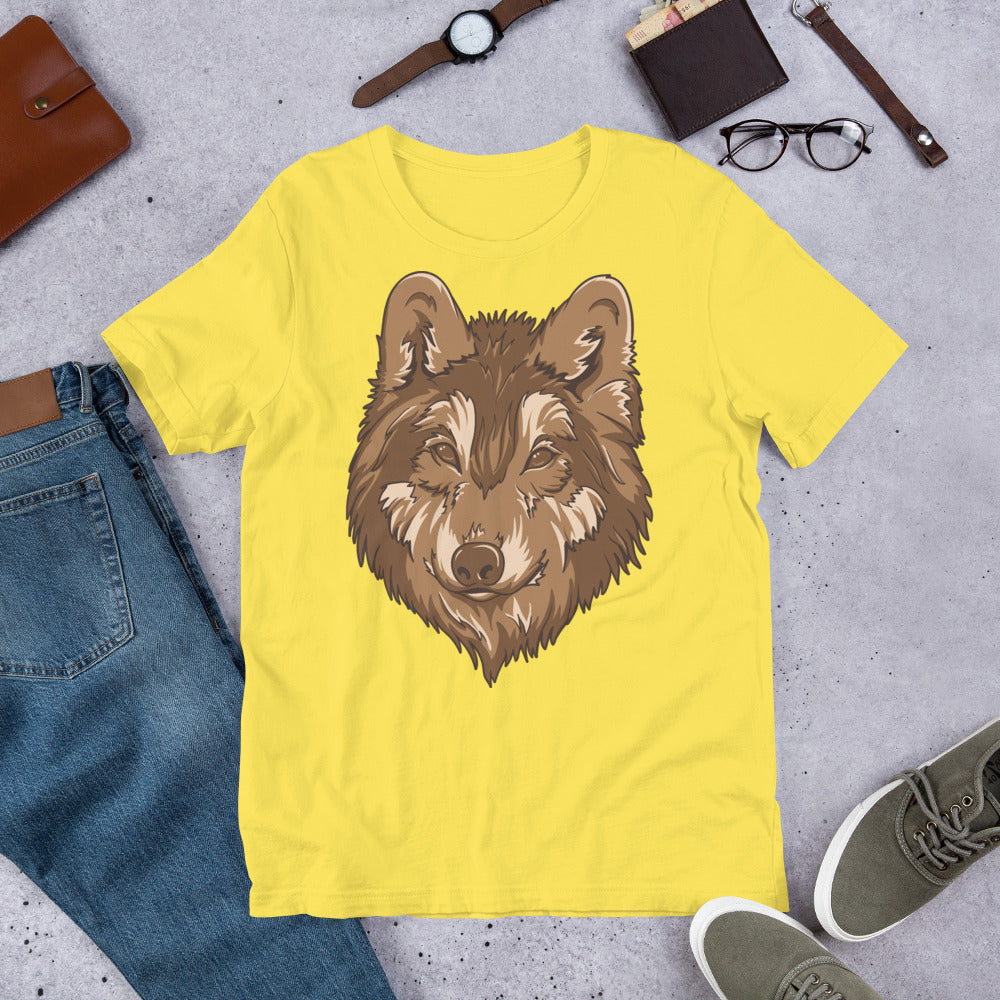 Wild Animal Wolf Short-Sleeve Unisex T-Shirt