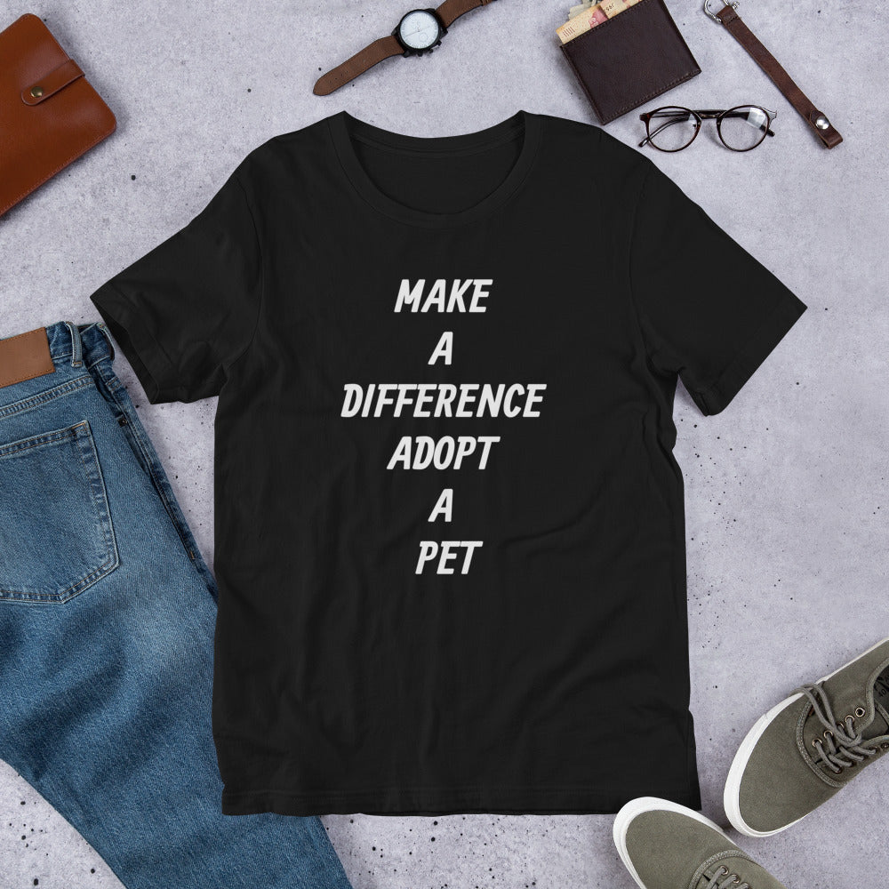 Adopt a Pet Short-Sleeve Unisex T-Shirt