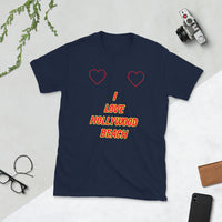 Hollywood Beach Short-Sleeve Unisex T-Shirt