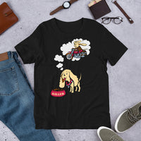 Motorcycle Dog Short-Sleeve Unisex T-Shirt