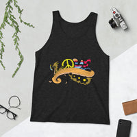 Love and Peace Unisex Tank Top