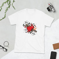 Arrow Heart Short-Sleeve Unisex T-Shirt