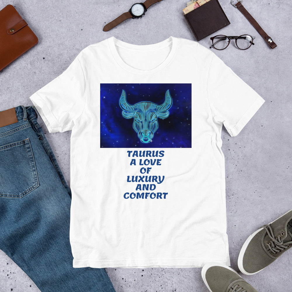 Bella+Canvas 3001 Premium Unisex T-Shirt Zodiac Sign Taurus