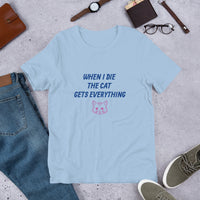 The Cat Gets it All Short-Sleeve Unisex T-Shirt