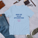 The Cat Gets it All Short-Sleeve Unisex T-Shirt