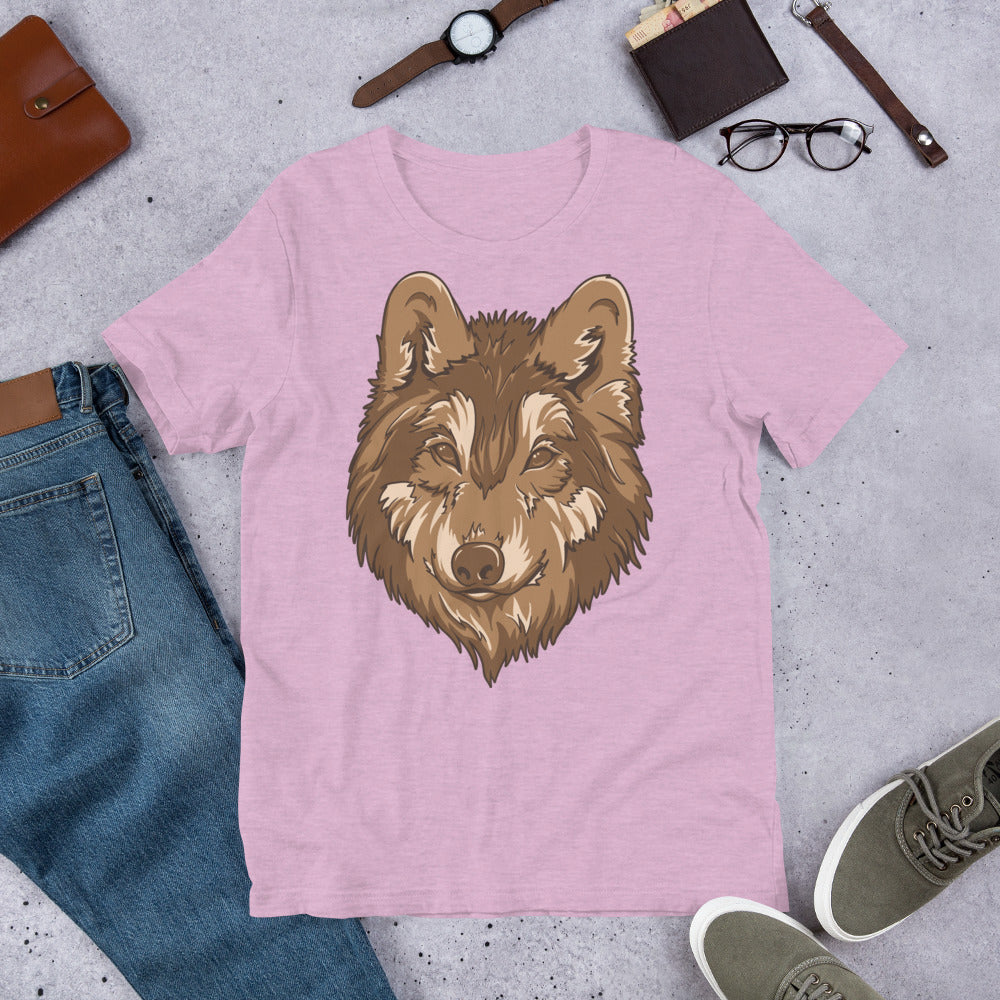 Wild Animal Wolf Short-Sleeve Unisex T-Shirt