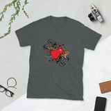 Arrow Heart Short-Sleeve Unisex T-Shirt