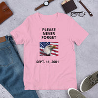 Short-Sleeve Unisex T-Shirt Never Forget 9/11