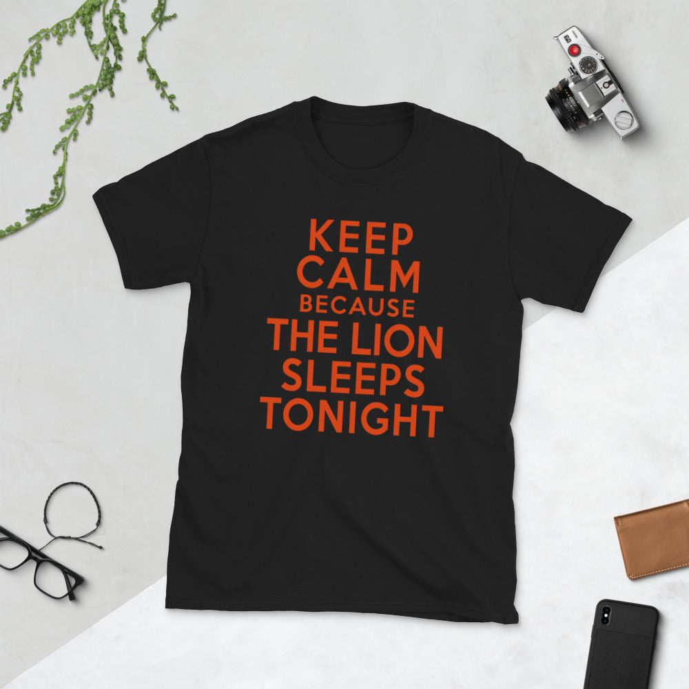 The Lion Sleeps Short-Sleeve Unisex T-Shirt