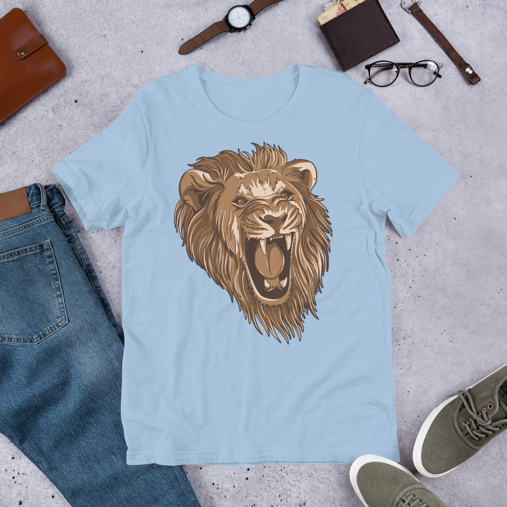 Wild Animal Lion Short-Sleeve Unisex T-Shirt