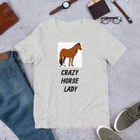 Crazy Horse Lady Short-Sleeve Unisex T-Shirt