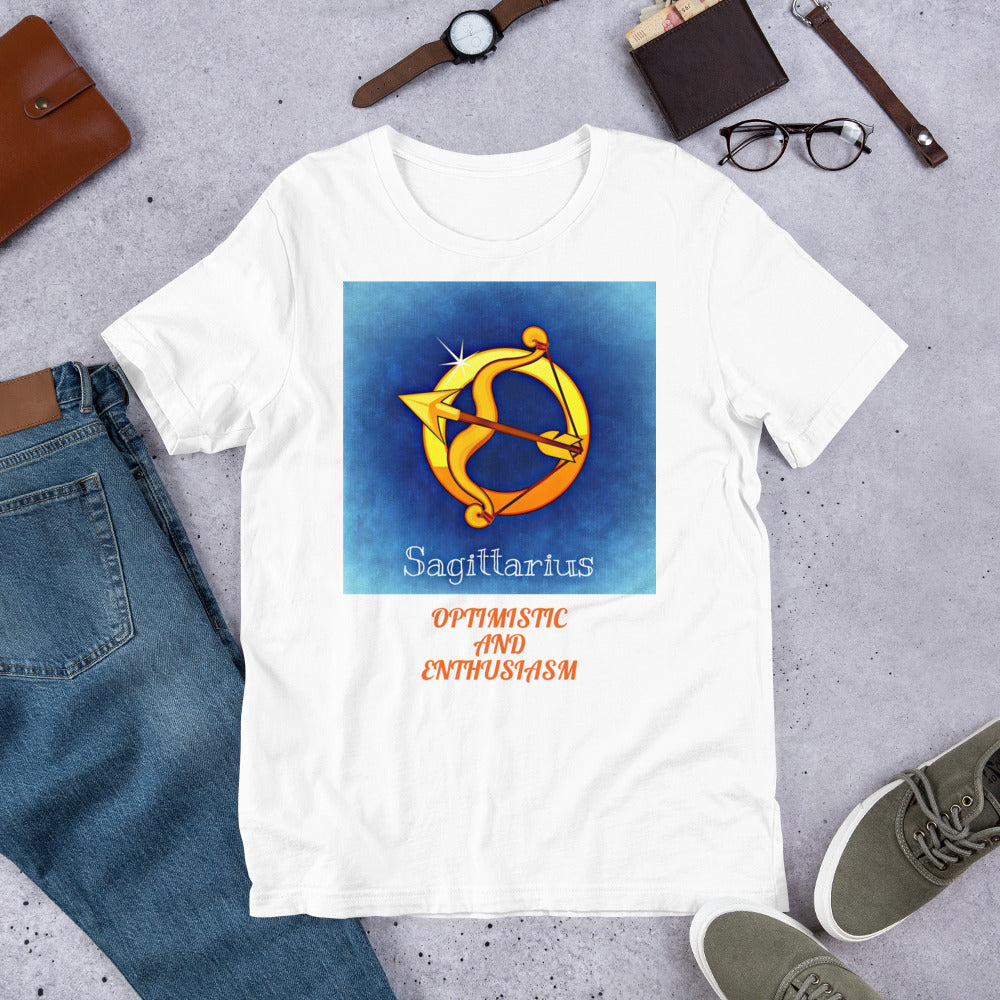 Bella+Canvas 3001 Unisex Premium T-Shirt Zodiac Sagittarius