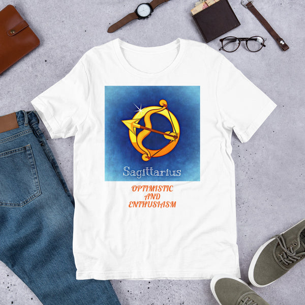 Bella+Canvas 3001 Unisex Premium T-Shirt Zodiac Sagittarius