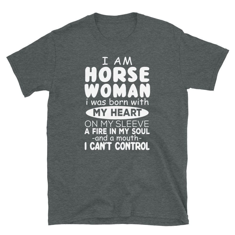 Horse Woman Short-Sleeve Unisex T-Shirt