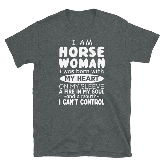 Horse Woman Short-Sleeve Unisex T-Shirt