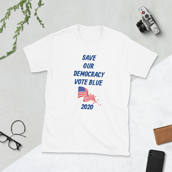 Save Our Democracy T Shirt Short-Sleeve Unisex T-Shirt