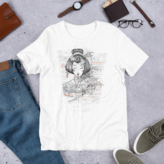 Vintage Geisha Short-Sleeve Unisex T-Shirt