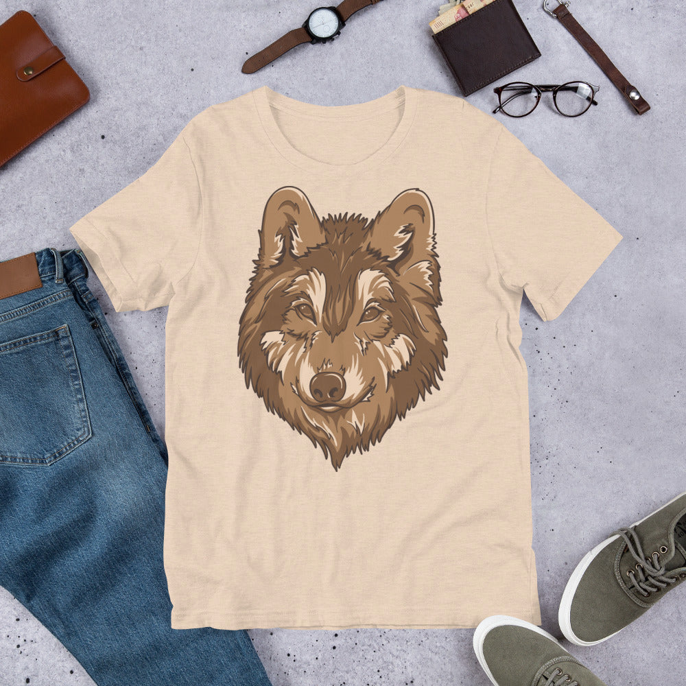 Wild Animal Wolf Short-Sleeve Unisex T-Shirt