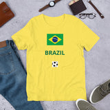 Brazil Flag Unisex Premium T-Shirt | Bella + Canvas 3001