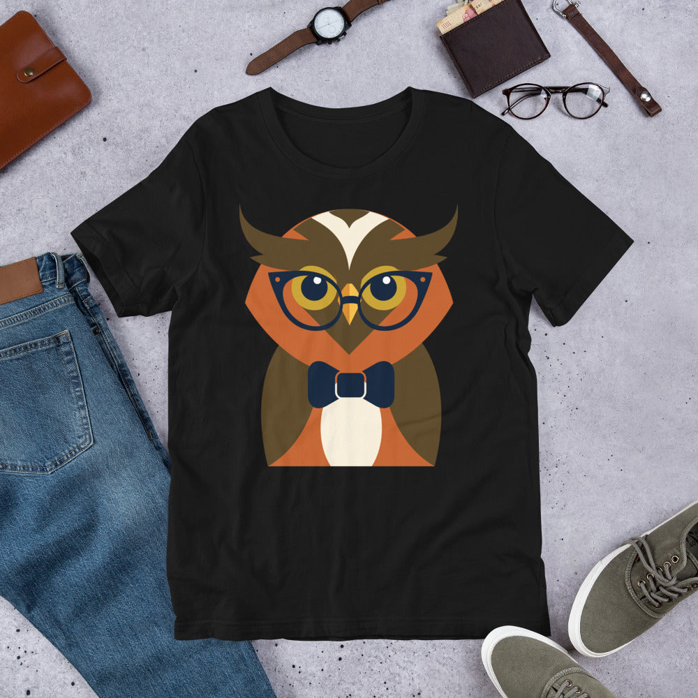 Wise Owl Short-Sleeve Unisex T-Shirt
