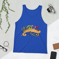 Love and Peace Unisex Tank Top