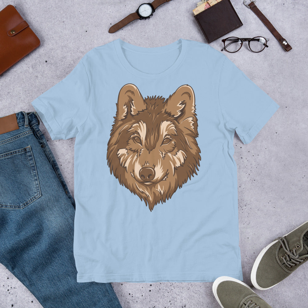 Wild Animal Wolf Short-Sleeve Unisex T-Shirt