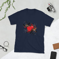 Arrow Heart Short-Sleeve Unisex T-Shirt