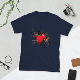 Arrow Heart Short-Sleeve Unisex T-Shirt