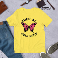 Free as a Butterfly Short-Sleeve Unisex T-Shirt