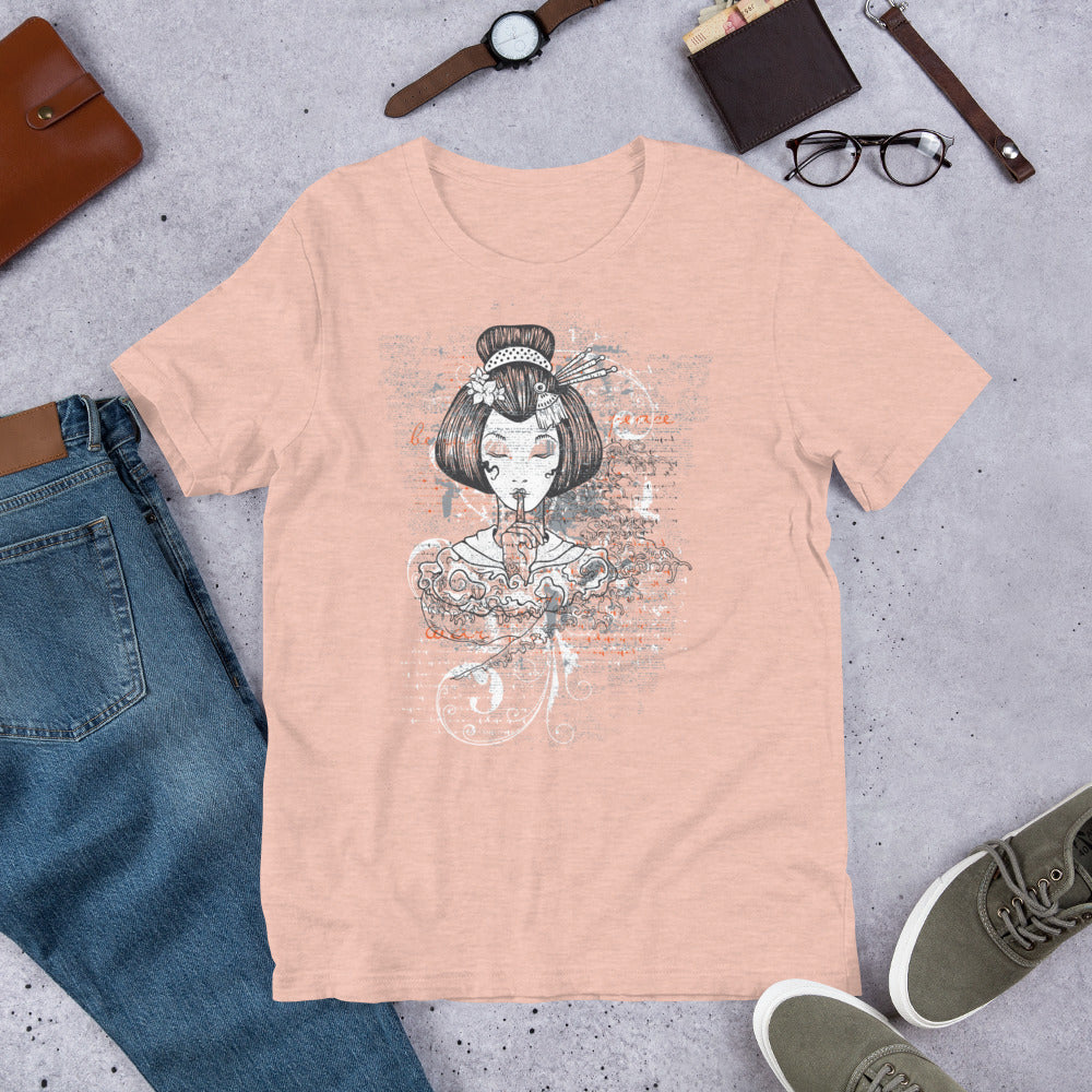 Vintage Geisha Short-Sleeve Unisex T-Shirt