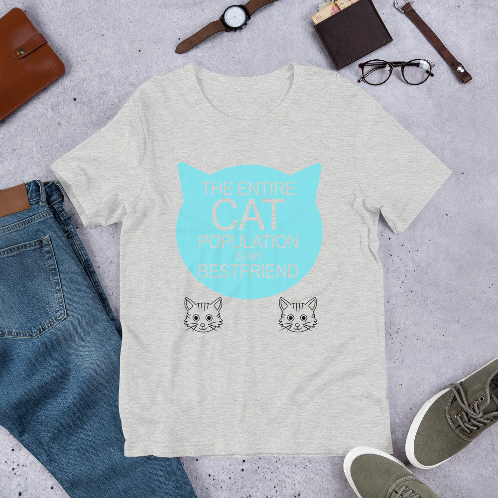 Cat Short-Sleeve Unisex T-Shirt