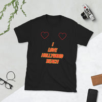 Hollywood Beach Short-Sleeve Unisex T-Shirt